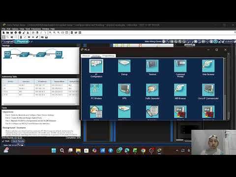3.4.6 Packet Tracer - Configure VLANs and Trunking - Physical Mode
