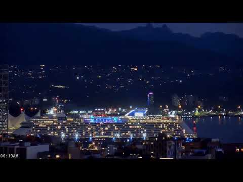 Thumbnail for All Lit UP! Celebrity Edge, Radiance of the Seas & Seabourn Quest of Triple Cruise Arrival Vancouver