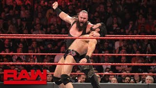 Braun Strowman vs. Drew McIntyre: Raw, Jan. 28, 2019