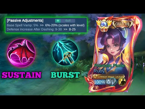 THE PERFECT BALANCE ITEM FOR RUBY!!🔥 BEST RUBY BUILD AND ROTATION 2025
