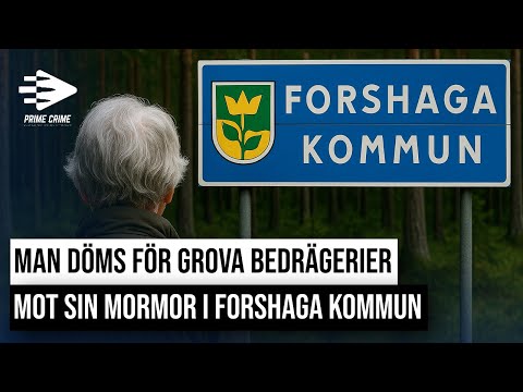 MAN DÖMS FÖR GROVA BEDRÄGERIER MOT SIN MORMOR I FORSHAGA