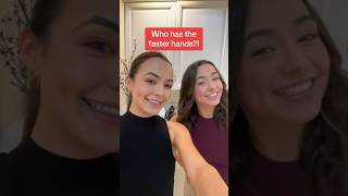 Who has the faster hands?  #twins #shorts