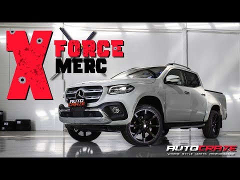 X FORCE MERC // KMC Slide Wheels, Continental Cross Contact Tyres, Dobinsons 2" Lift Kit