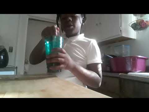 Aleesa making hot chocolate...