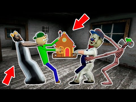 Granny, Baldi vs Siren Head, Ice Scream vs Tree house - funny horror school animation (p.10)