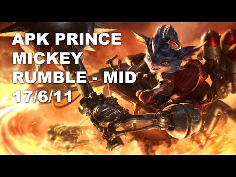 APK Prince Mickey Mid Rumble vs Akali - KR Master Patch 10.8