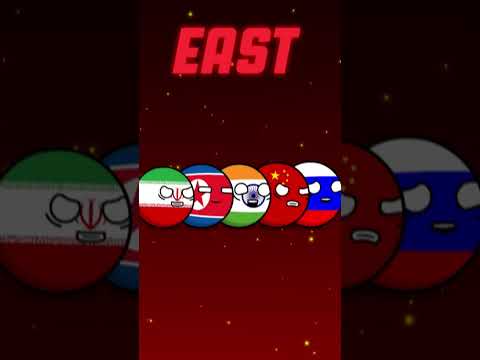 West VS East #countryballs