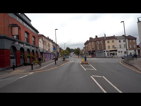 4K Drive London Travel Journey around Sydenham South London's neighbourhood in 4K