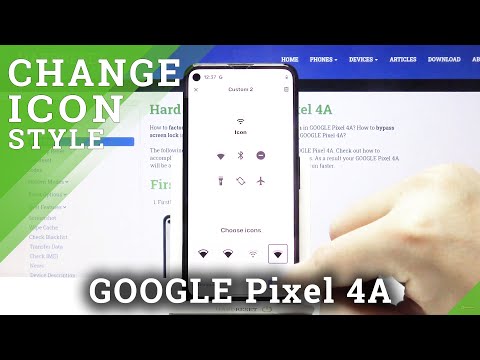 How to Set Up Different Icon Style in Google Pixel 4A – Pick Icon Shape