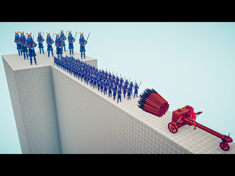 200x SAMURAI vs EVERY GOD - Totally Accurate Battle Simulator TABS