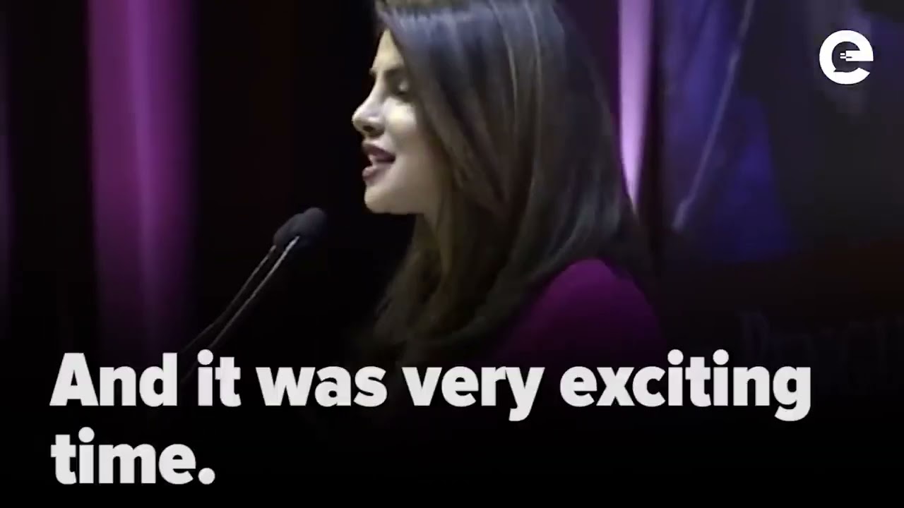 PRIYANKA CHOPRA  12 Golden Rules to Success   English Speech   English Speech with Subtitles