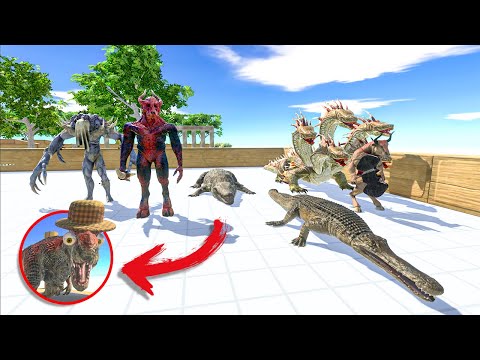 GET THE HAT T-REX DEATH RUN BOSS and MINI BOSS - Animal Revolt Battle Simulator