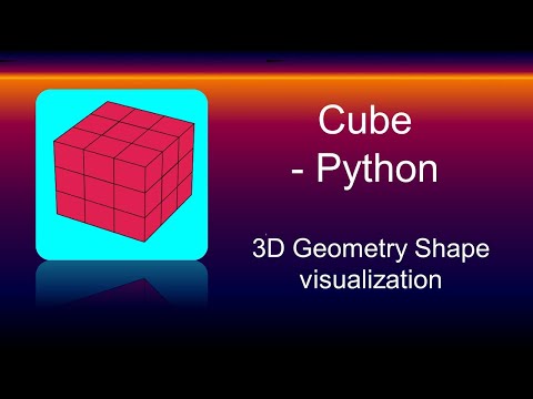 How To Draw Cube 3d Shape In Python Matplotlib