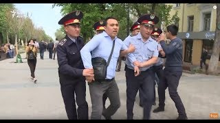 Как задерживали в Алматы