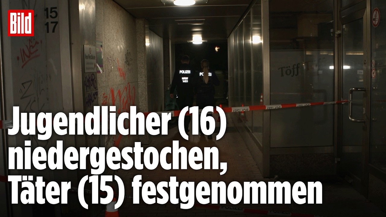 BLUTTAT AM WEIHNACHTSMARKT: 16-Jähriger bei Streit in Herford niedergestochen – Täter (15) gefasst