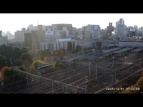 Osaka railway tracks camera