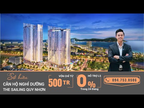 Bán căn hộ nghỉ dưỡng 5 sao The Sailing Quy Nhơn view biển, sổ hồng lâu dài, sin
