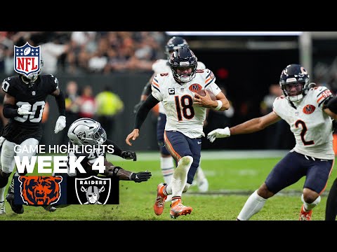 Chicago Bears vs Las Vegas Raiders Game Highlights | 2025 NFL Season Week 4