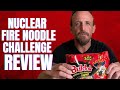 NUCLEAR Fire Noodle Challenge Review Buldak 2x