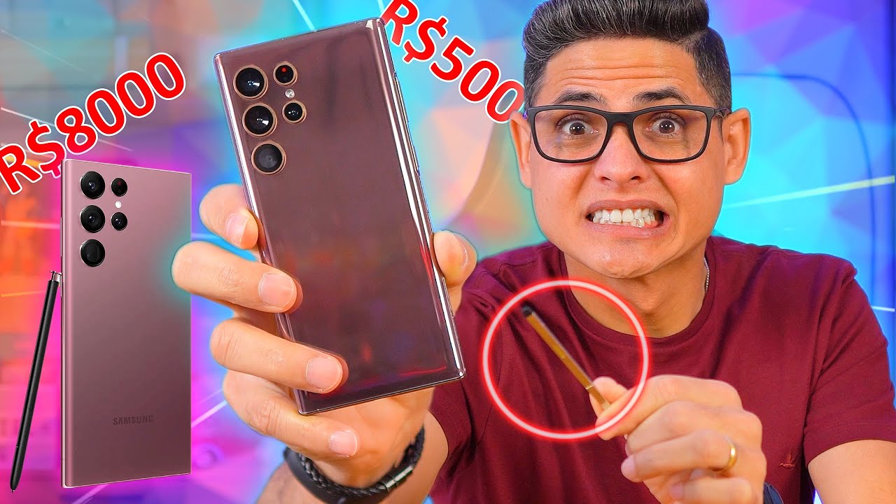 COMPREI um S22 Ultra por R$500 no AliExpress e VEIO COM CANETINHA! Será que levei um GOLPE?