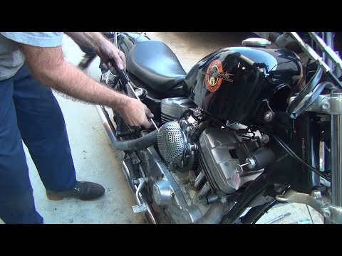 #103 HSR42 42mm Mikuni carburetor rebuild and install 1200 Sportster Harley XL 1990-03