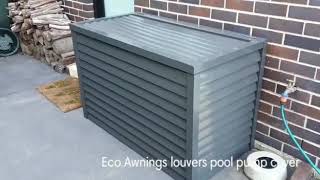 Pool pump cover