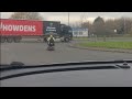 Carefree Elderly Gentleman Zooms Around A Roundabout On His Mobility Scooter WooGlobe
