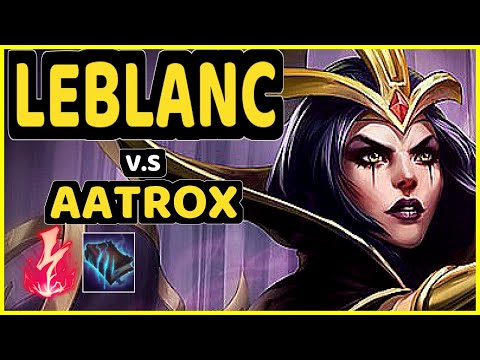 SKT T1 FAKER (LEBLANC) vs AATROX - MID CHALLENGER GAMEPLAY - KR