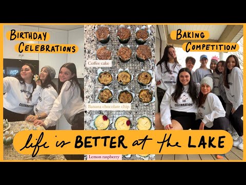VLOG | Lake weekend & baking competition!