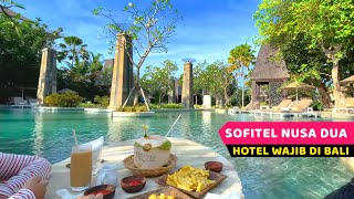 KOLAM RENANGNYA SUPERRR! Sofitel Nusa Dua Beach Hotel & Resort Review | Hotel Ba
