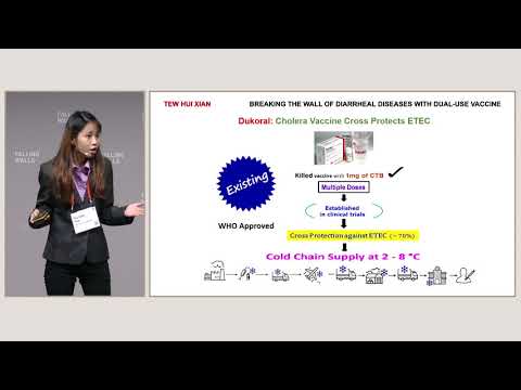 Falling Walls Lab 2019 – Hui Xian Tew: Breaking the Wall of Diarrheal Diseases with Dual-Use Vaccine