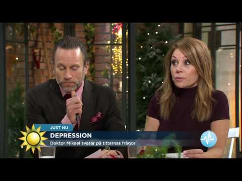 Så behandlas depression "Vänta inte ut den"  - Nyhetsmorgon (TV4)