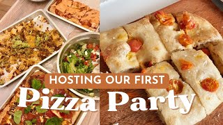 #26 - Hosting our first pizza party | 4-ingredient pizza dough recipe!
