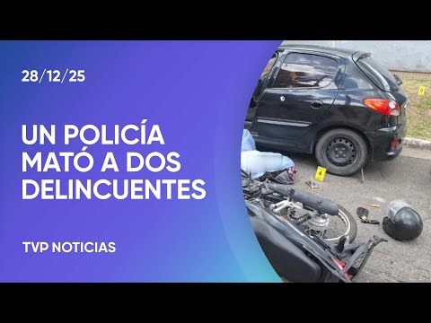 Quilmes: un policía de civil mató a dos delincuentes cuando quisieron robarle el auto