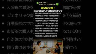 知らないと損！病院代を安くする秘密の裏ワザ