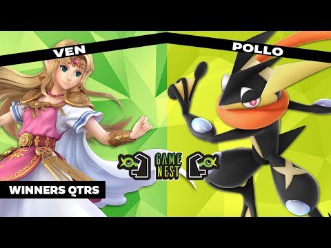 Game Nest Smash It Up: Sugoi | Ven (Zelda) vs Pollo (Greninja) - Winners Qtrs