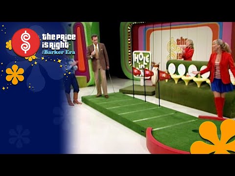 Sweet Contestant Goes For A Perfect Putt During HOLE IN ONE! - The Price Is Right 1984