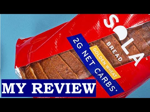 Sola Bread Review. Keto Low Carb Sugar Free Diabetic Diet Bread Review With Blood Glucose test