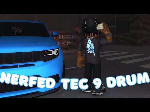 I Slid with the Nerfed TEC 9 DRUM Only in South Bronx The Trenches Roblox!