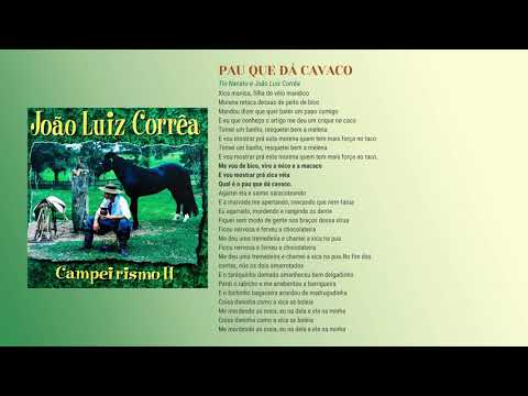 Pau que Da Cavaco - João Luiz Corrêa (Campeirismo II)