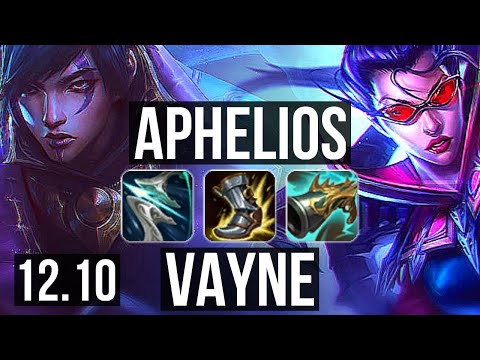 APHELIOS & Lulu vs VAYNE & Sona (ADC) | Quadra, 300+ games, Dominating, 12/4/8 | EUW Master | 12.10