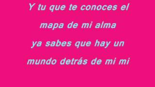 a diez centimetros de ti con letra