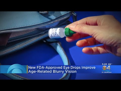 New Eye Drops Improve Age-Rlated Blurry Vision