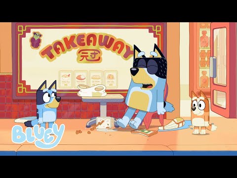 ¡Un pis en el arbusto! | Comida para llevar | Bluey Español Canal Oficial