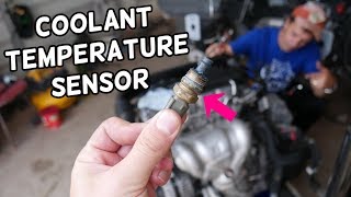 COOLANT TEMPERATURE SENSOR LOCATION REPLACEMENT 2.4 CHRYSLER 200, RAM PROMASTER CITY, FIAT 500X TORO