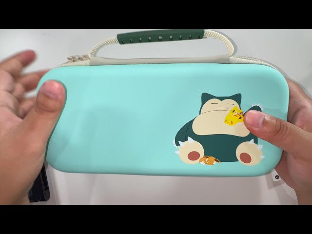 Vídeo relacionado con Funda protectora PowerA para Nintendo Switch, Switch Lite y modelo OLED, funda protectora rígida con asa de transporte y almacenamiento para 9 tarjetas de juego, oficial: Pokémon; Sweet Friends