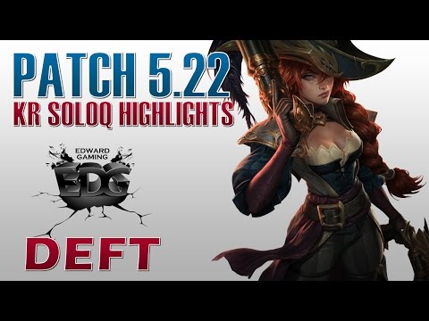 EDG Deft - Miss Fortune Bot Lane - KR SoloQ Highlights