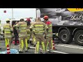 Vrachtwagen met methanol betrokken bij ongeluk.