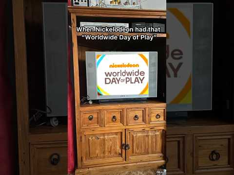 When Nickelodeon had “Worldwide Day Of Play”🤣