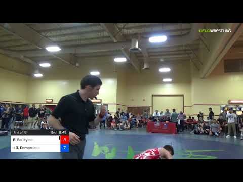 2018 Marine Corps US Open/UWW Junior Freestyle 65 Rnd Of 16 - Breyden Bailey (Indi) Vs. Dominick D